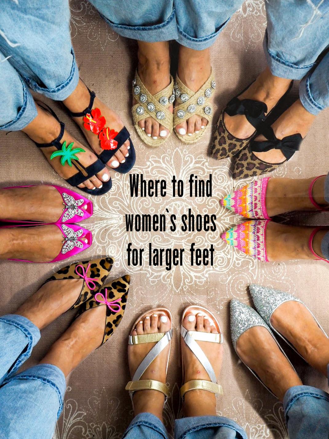 Buying Shoes for Women with Large Feet 